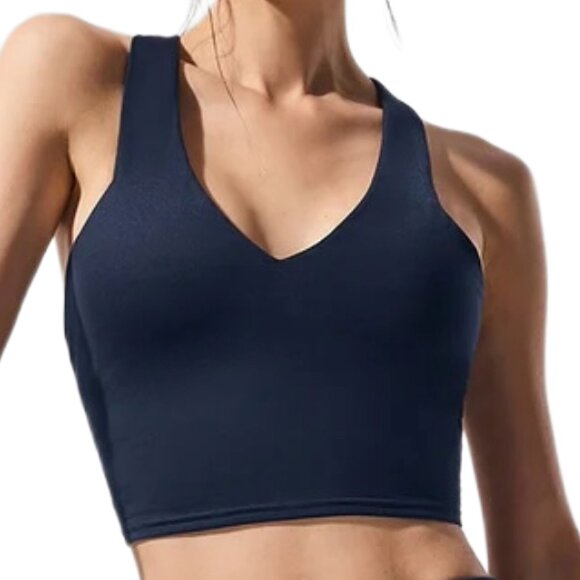 ALO Yoga Other - Alo Yoga Airbrush Real Bra Tank Top Navy Blue Cropped Medium Bestseller